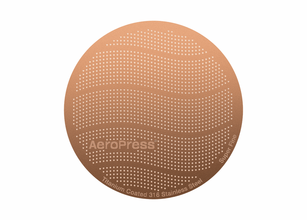 Aeropress Goldtone metal filter