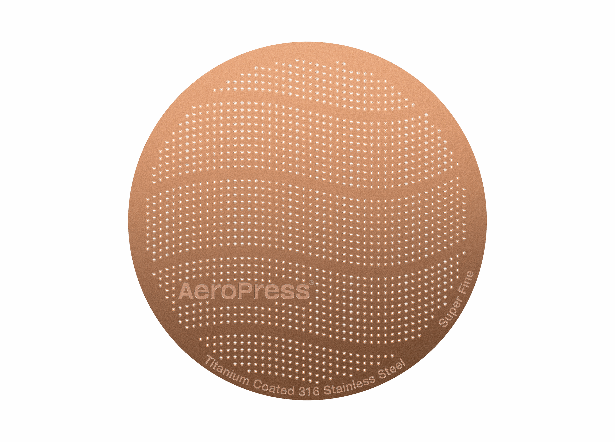 Aeropress Goldtone metal filter
