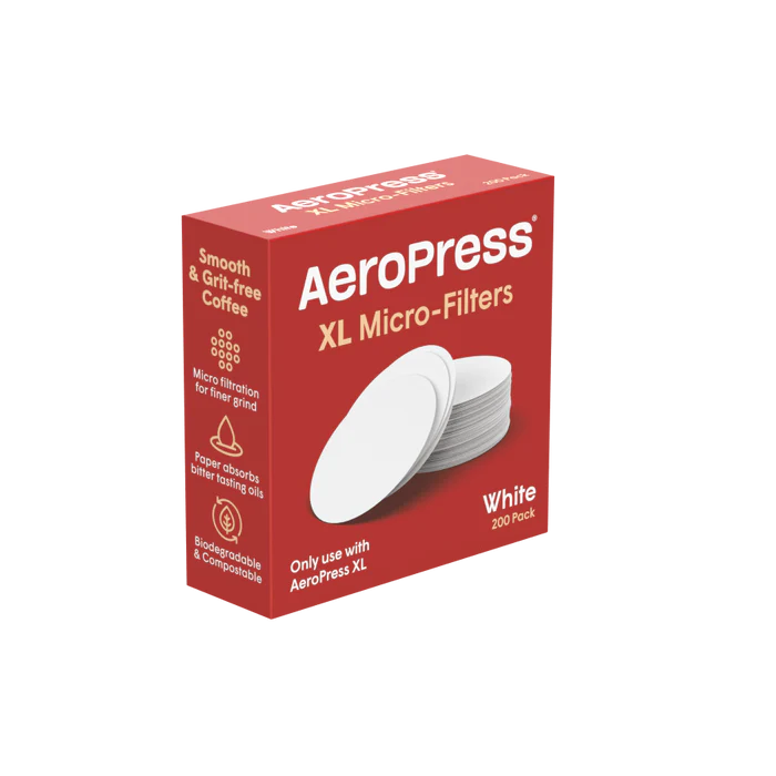 Aeropress XL Paper Filters White, 200pcs
