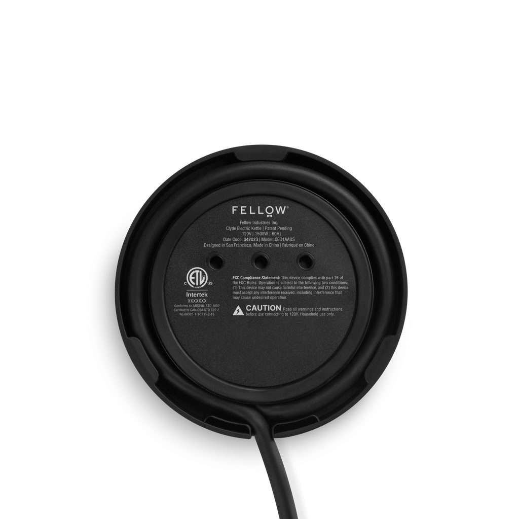 Fellow Clyde Electric Kettle, 1.5L On/Off Matte Black EU