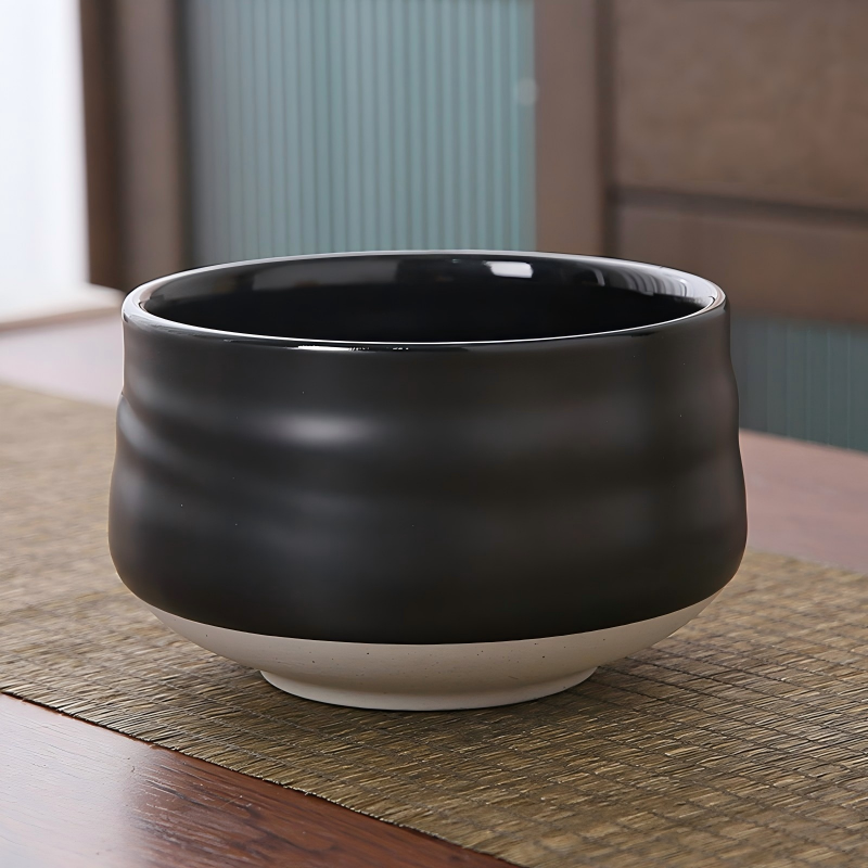Matcha set, black ceramic