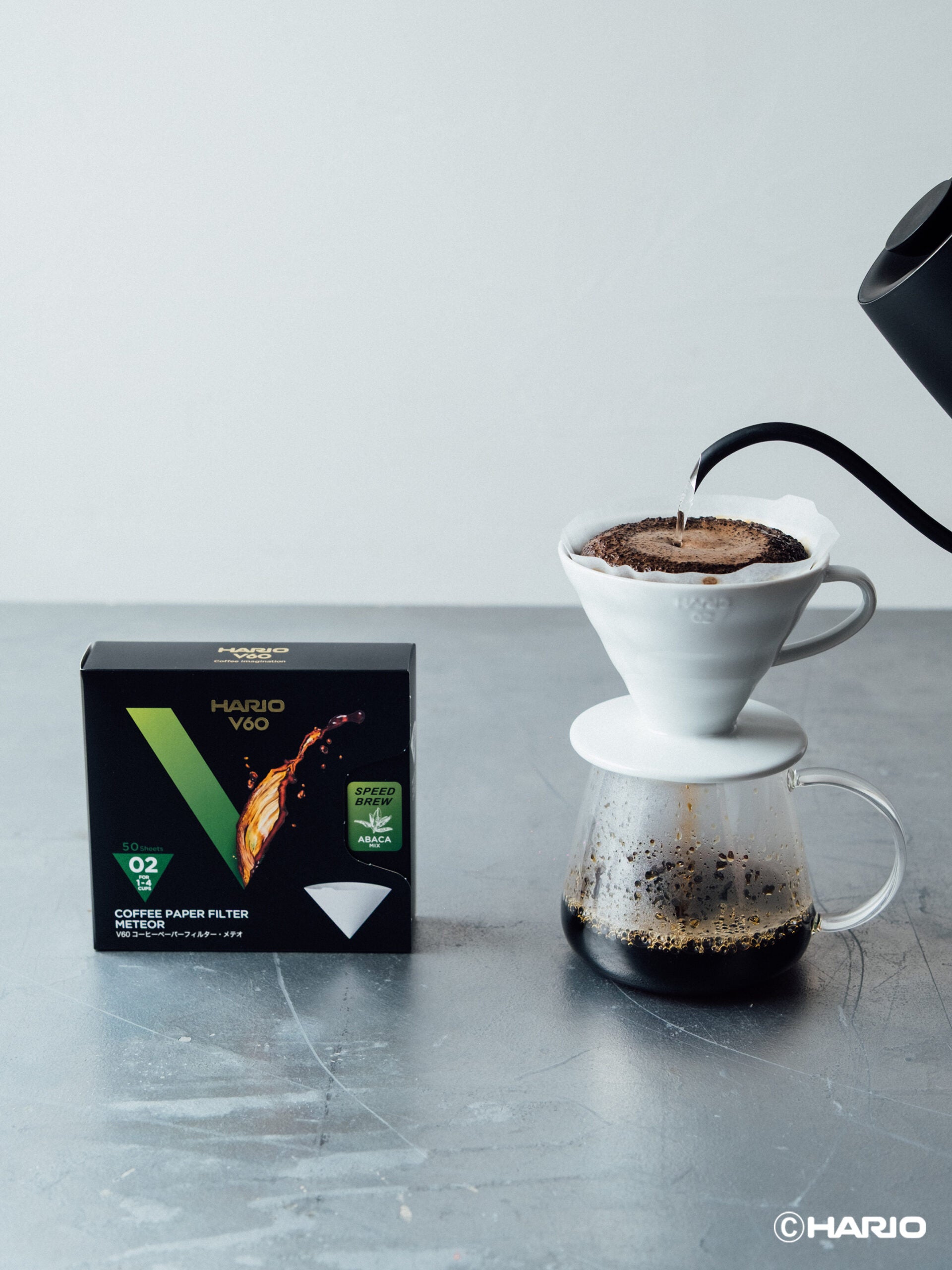Hario VCF-02-50-MT+ V60 Paper Filter Meteor