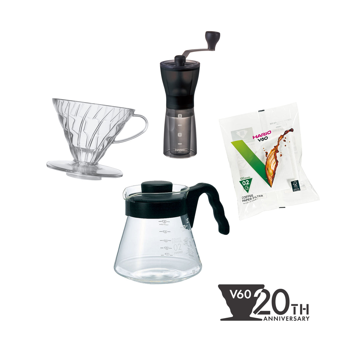 Hario Pakketilbud - 24 x V60 Plast